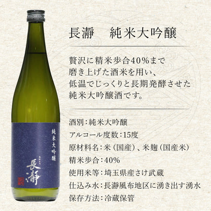 【特選】長瀞　純米大吟醸