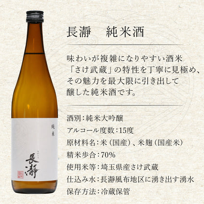 【定番酒】長瀞　純米酒